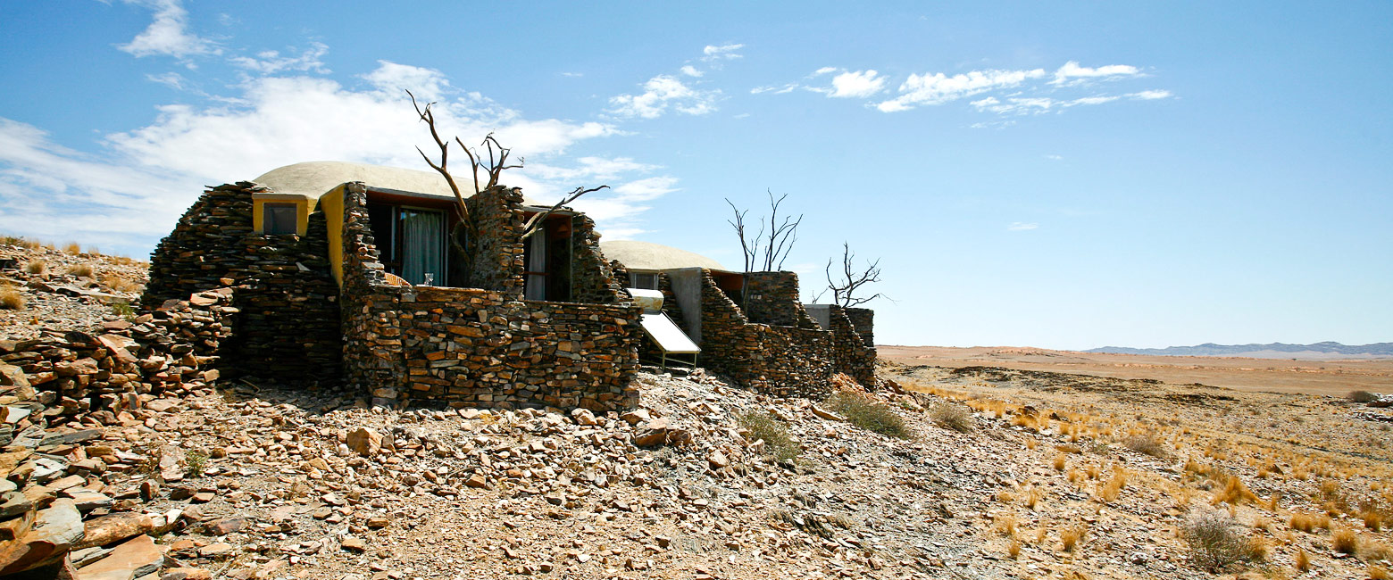 is a conceptually interesting lodge in the North Namib area