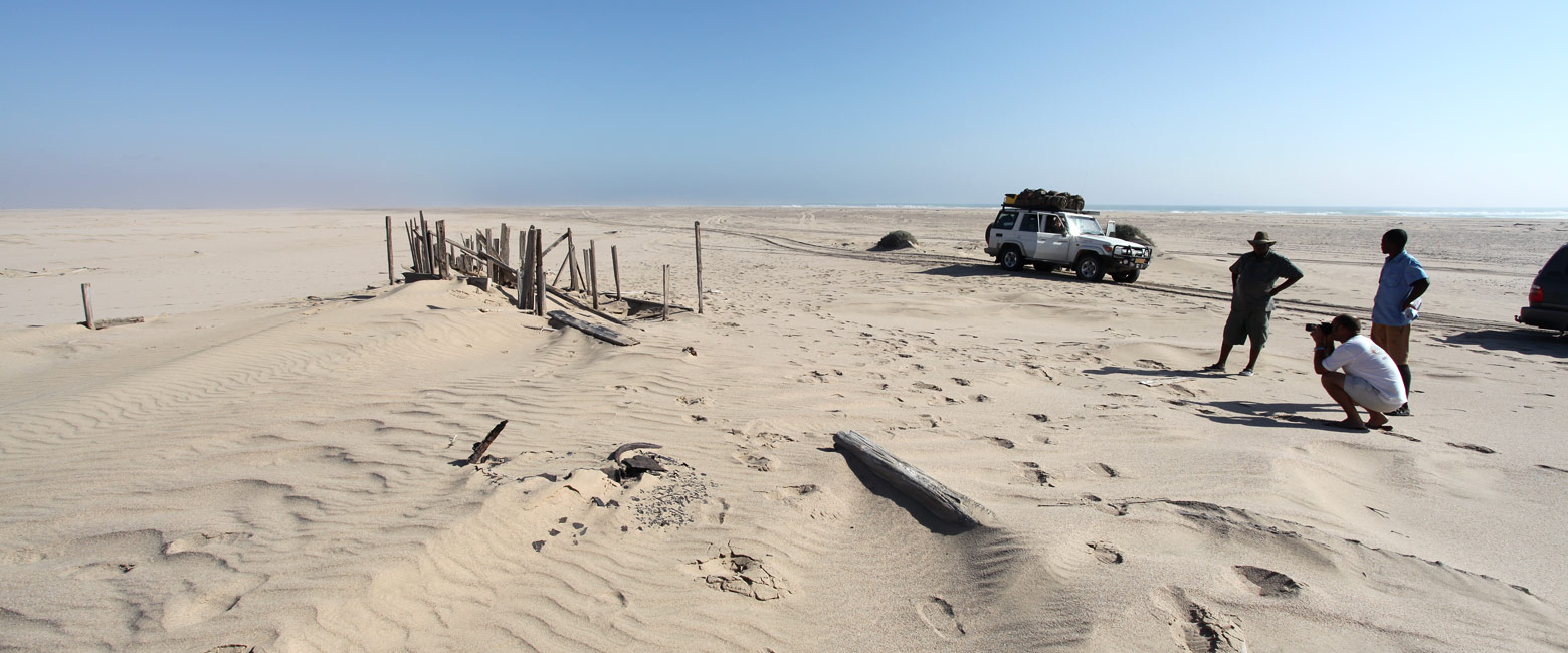 is a simple overlanding camp in the Skeleton Coast North area