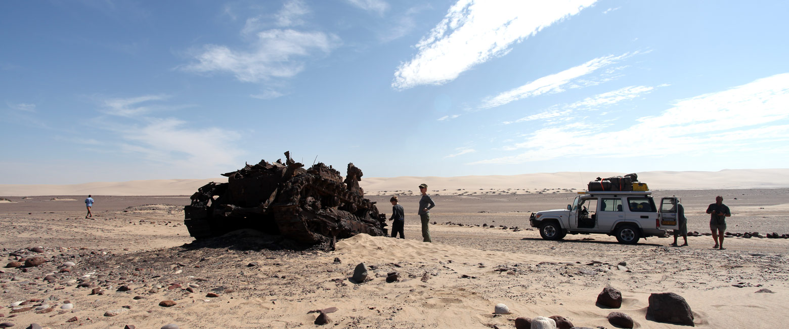 is a simple overlanding base in the Skeleton Coast North area 