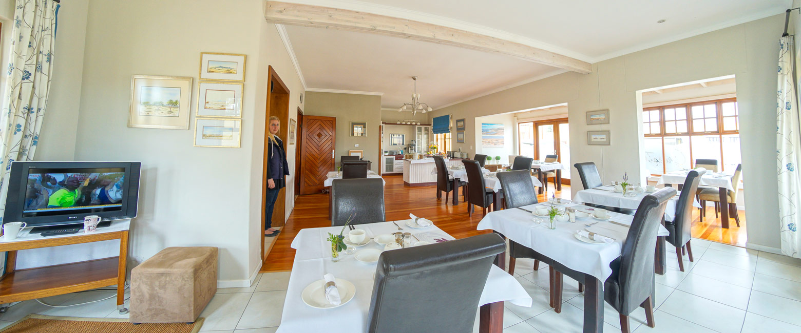is an intimate guesthouse in the town of Swakopmund