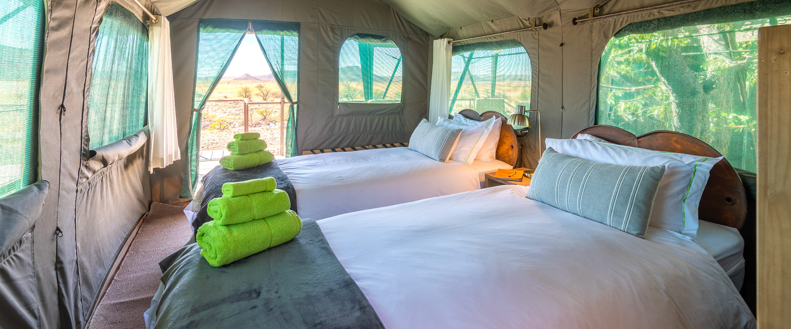 is a rustic and intimate base in the Twyfelfontein area 