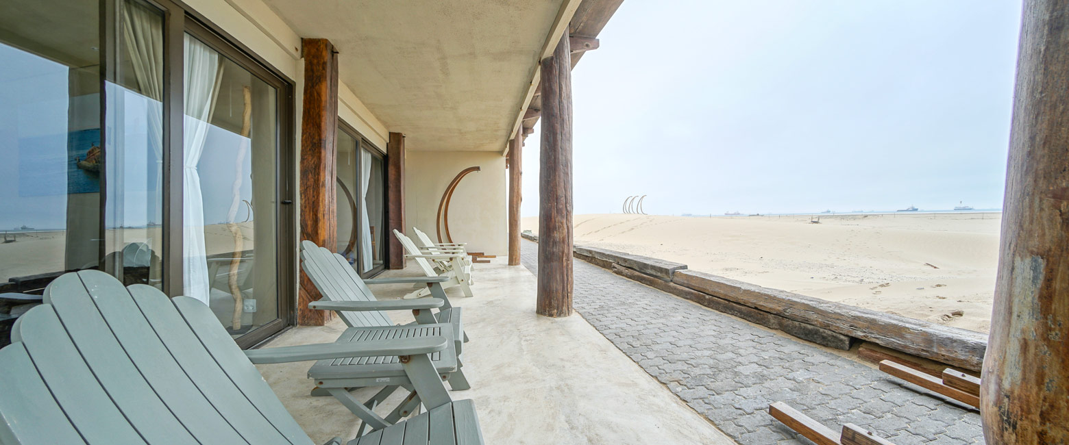 is a utilitarian working port in west Namibia