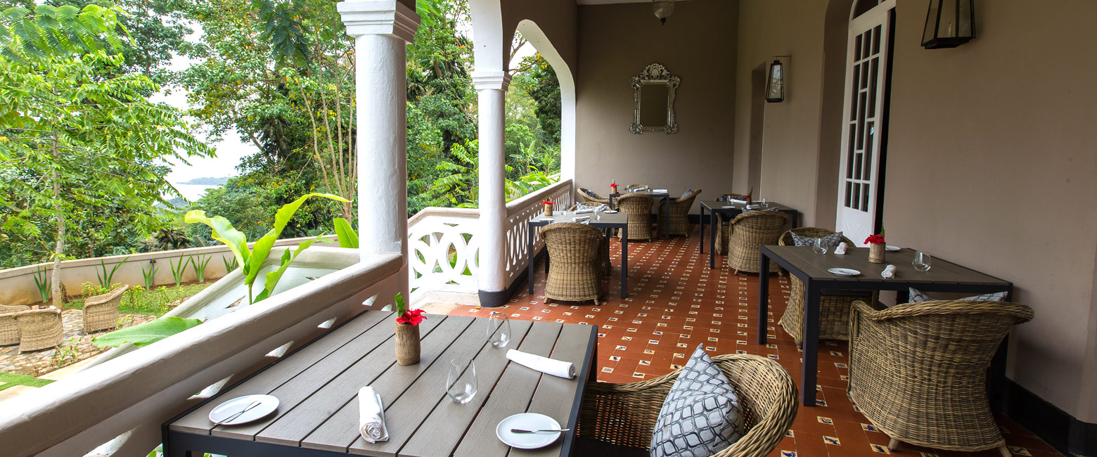 is an historic plantation hotel on the island of Príncipe