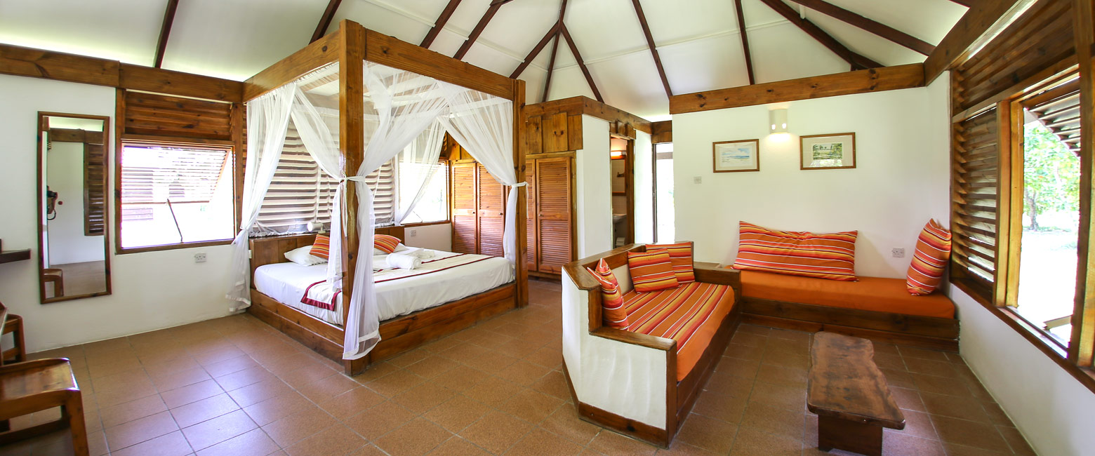 is an unusually earthy and well-priced property to the north of Mahe in the Seychelles