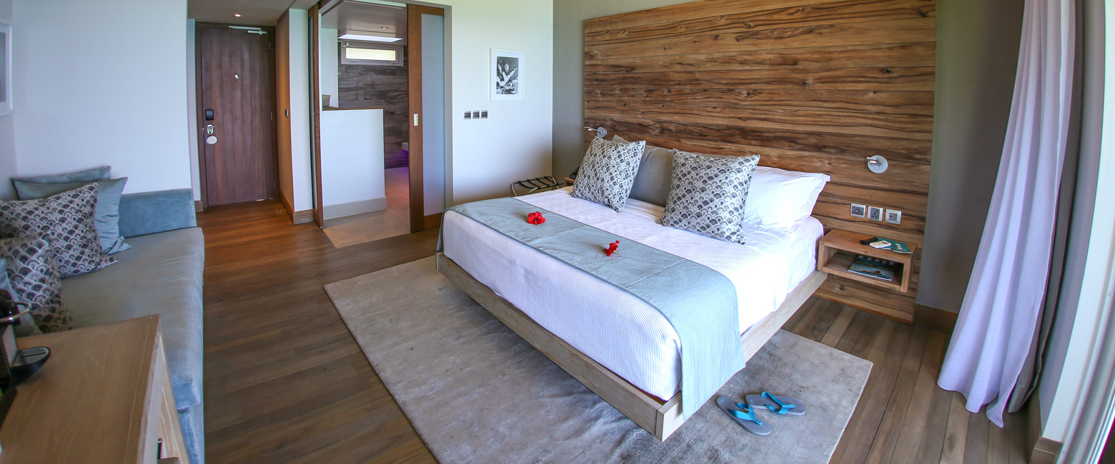is a pleasantly modest option in the Seychelles