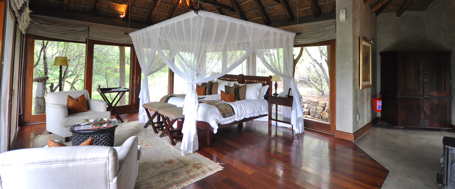 is an upmarket safari property on the Pumba Reserve
