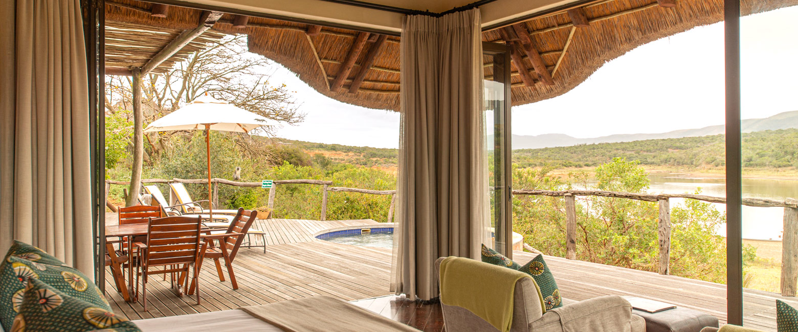 is a large and relatively upmarket safari property in the Shamwari area of the Eastern Cape 