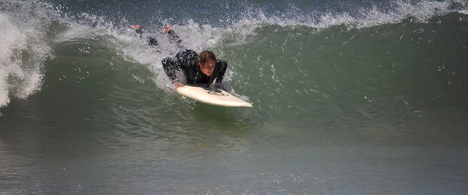is a modest surfing resort in the Eastern Cape