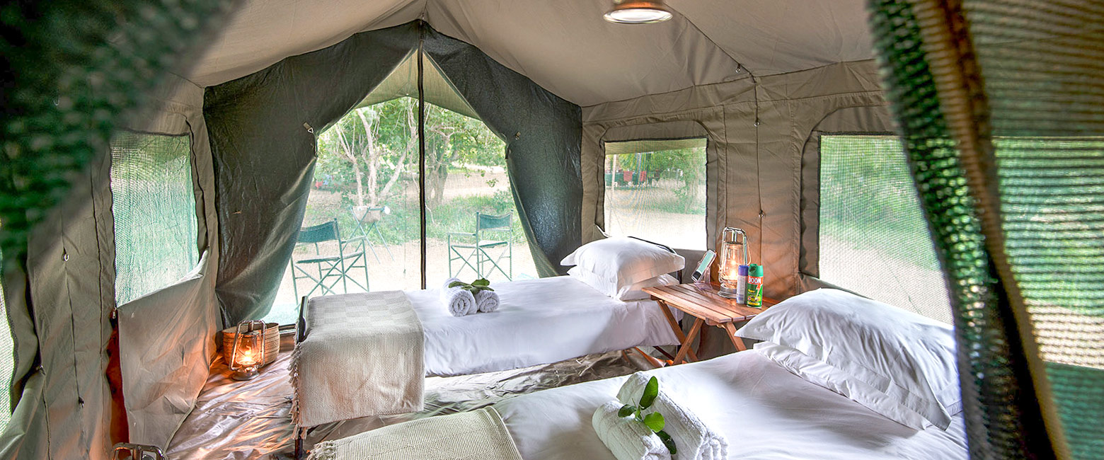 is an outdoorsy basecamp in northern Kruger 