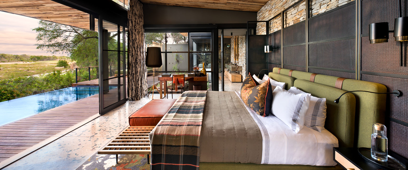 is a designer property in the Sabi Sand area of Kruger