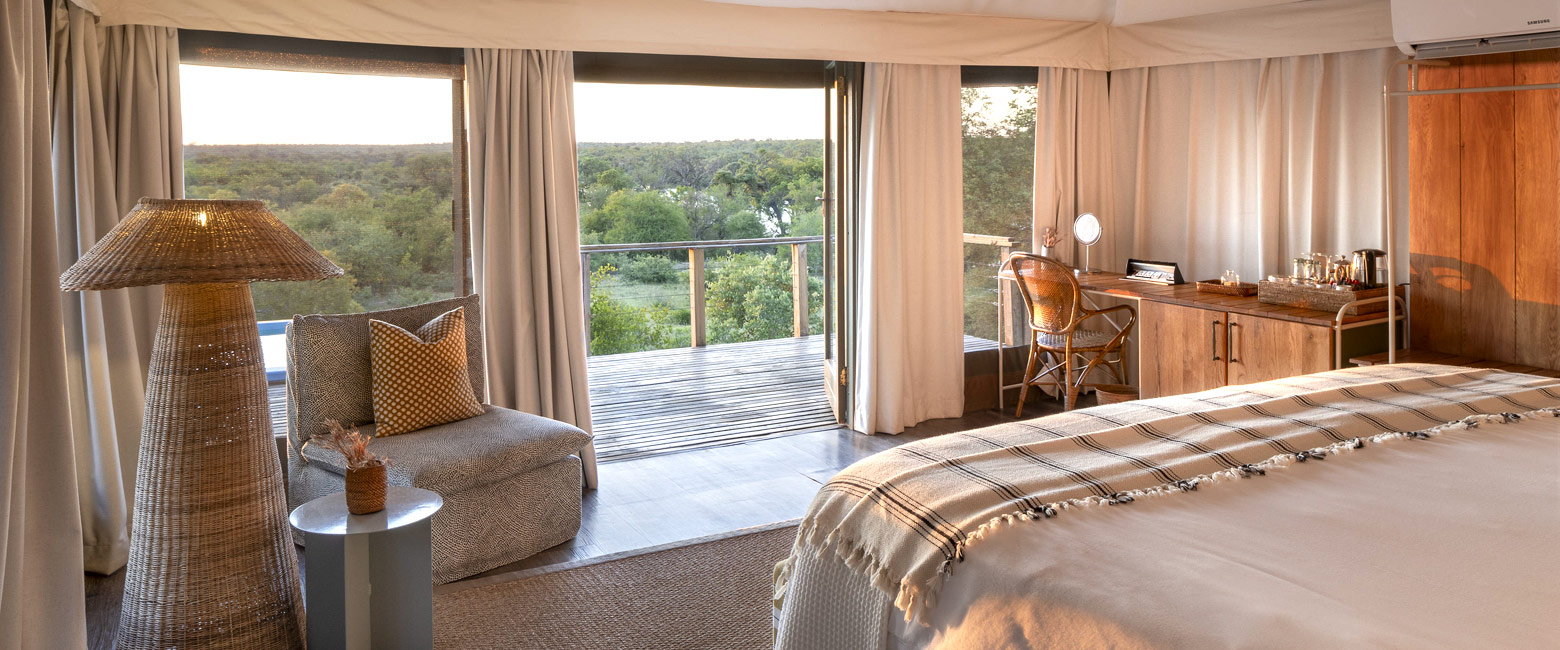 is a cool modern lodge on the Timbavati Reserve
