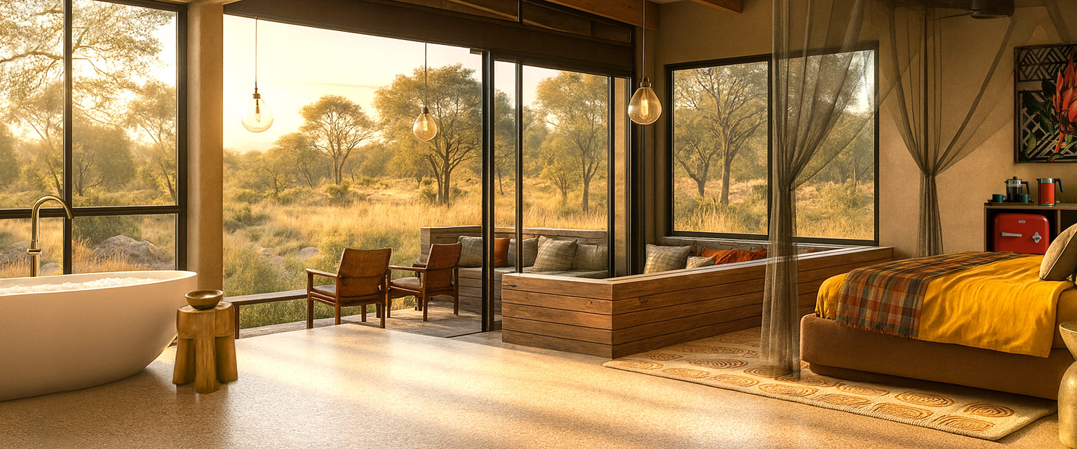 is a relatively earthy option on the Madikwe Reserve