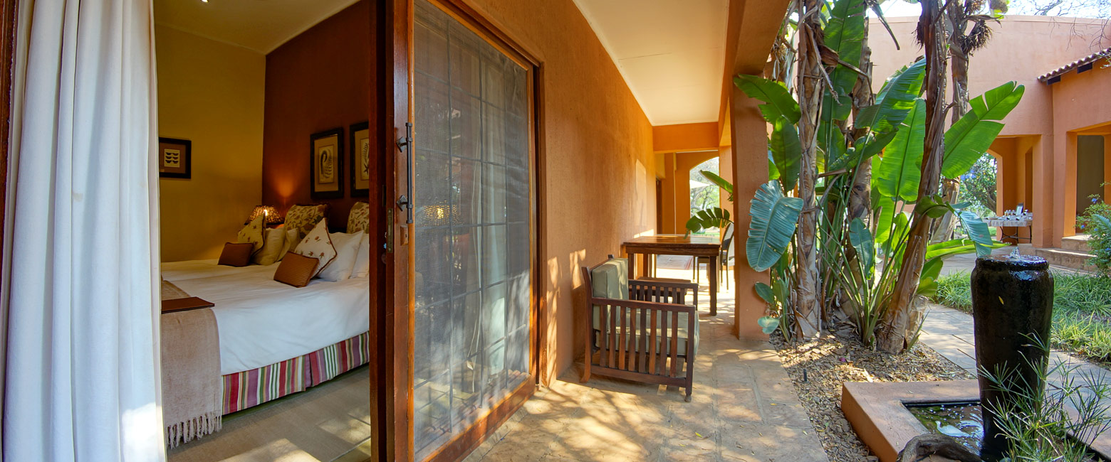 is a relatively funky safari lodge in the Madikwe area of South Africa
