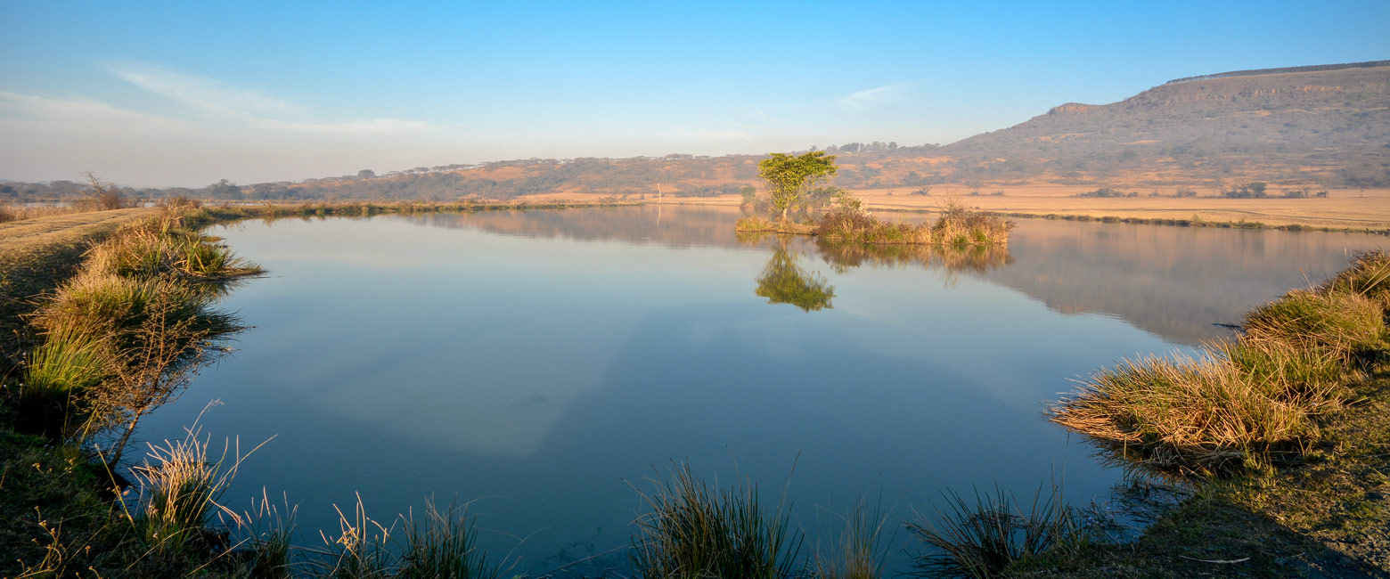 is an area of gentle scenery in Kwa-Zulu Natal