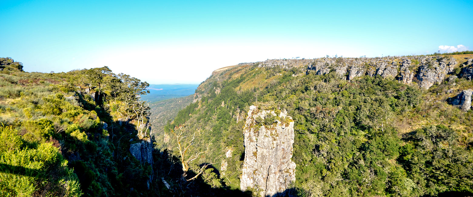 is the top of the escarpment to the west of Kruger 