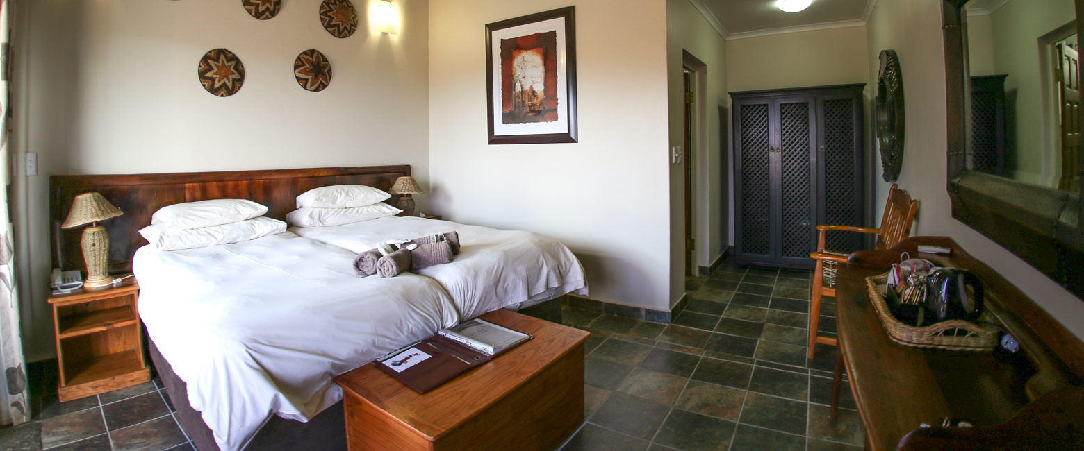 is a less attractive mid-market property on the Zulu Nyala Reserve in KwaZulu Natal
