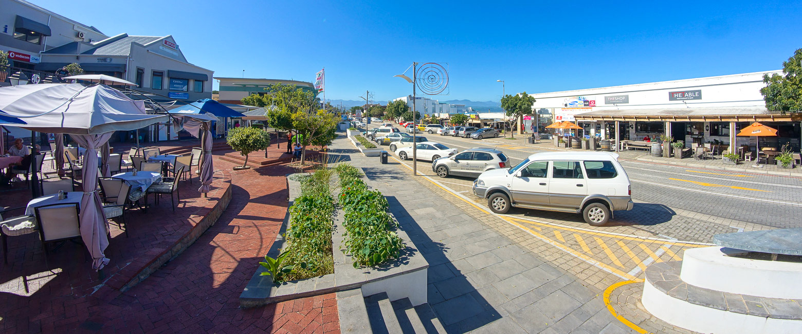 is a busy tourist resort on the Garden Route