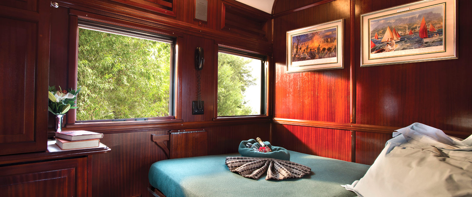 is a three night luxury train service from Pretoria to Vic Falls
