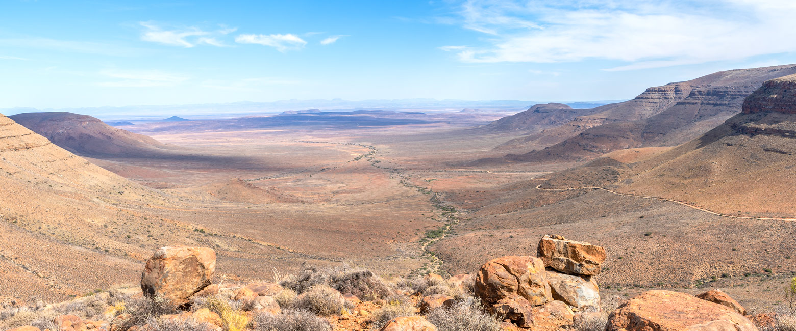 is a very arid national park north of the Cape 