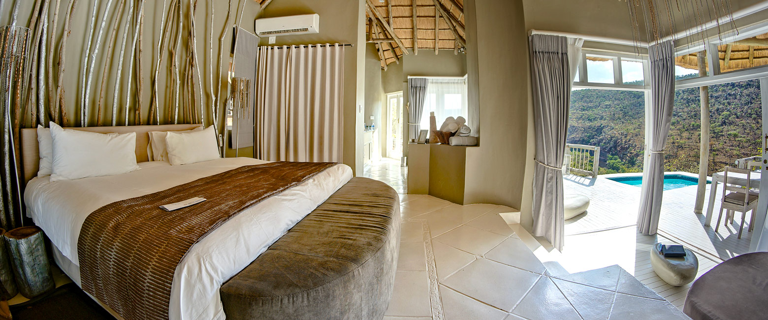 is a chic and well-priced lodge in the Waterberg Mountains area