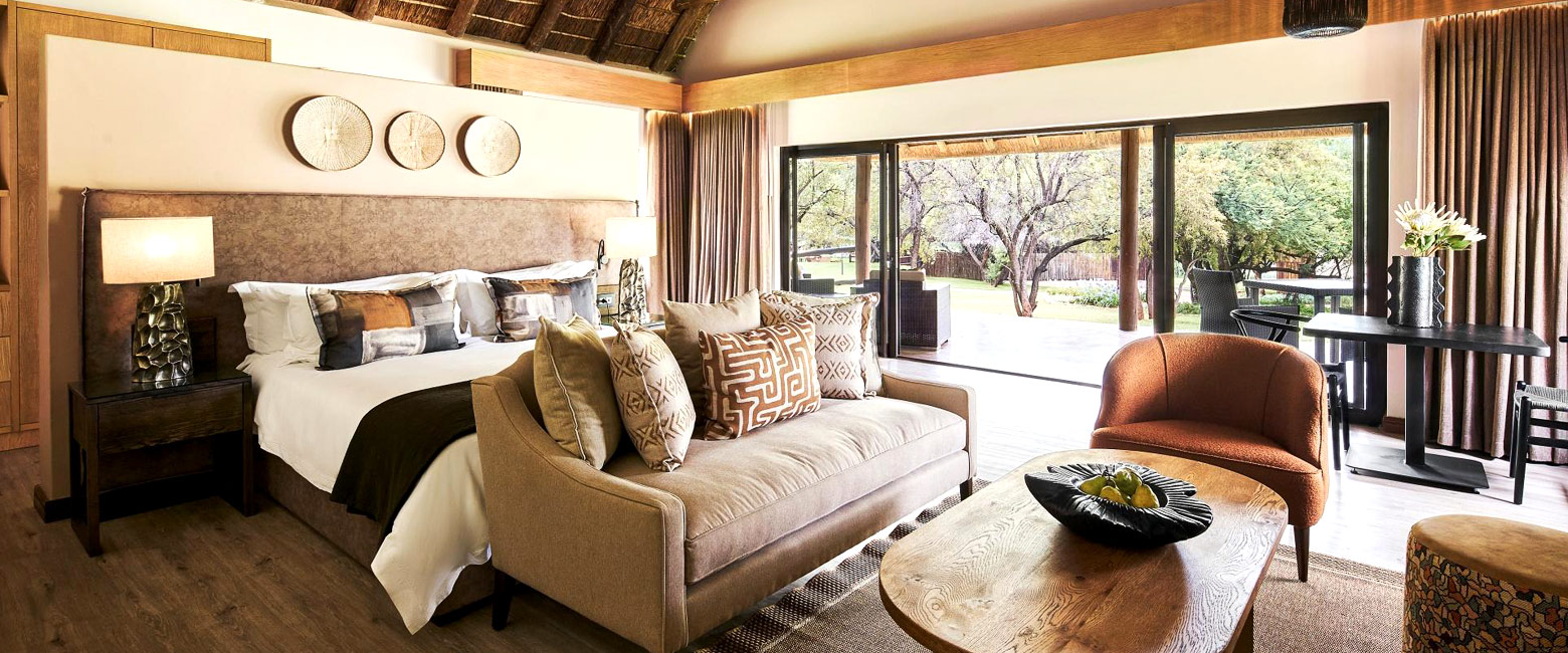 is a large but comfortable property in the Waterberg Mountains area 
