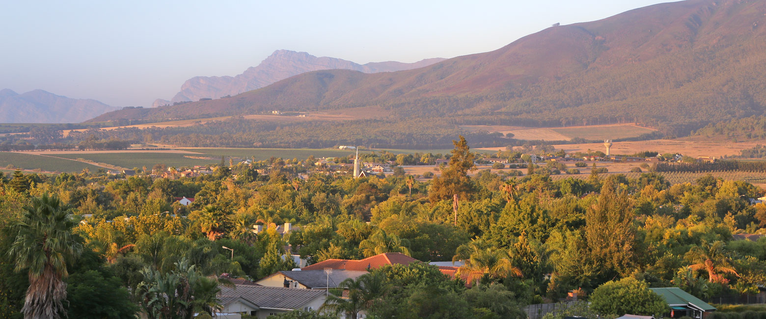 is a less attractive town in the Cape Winelands