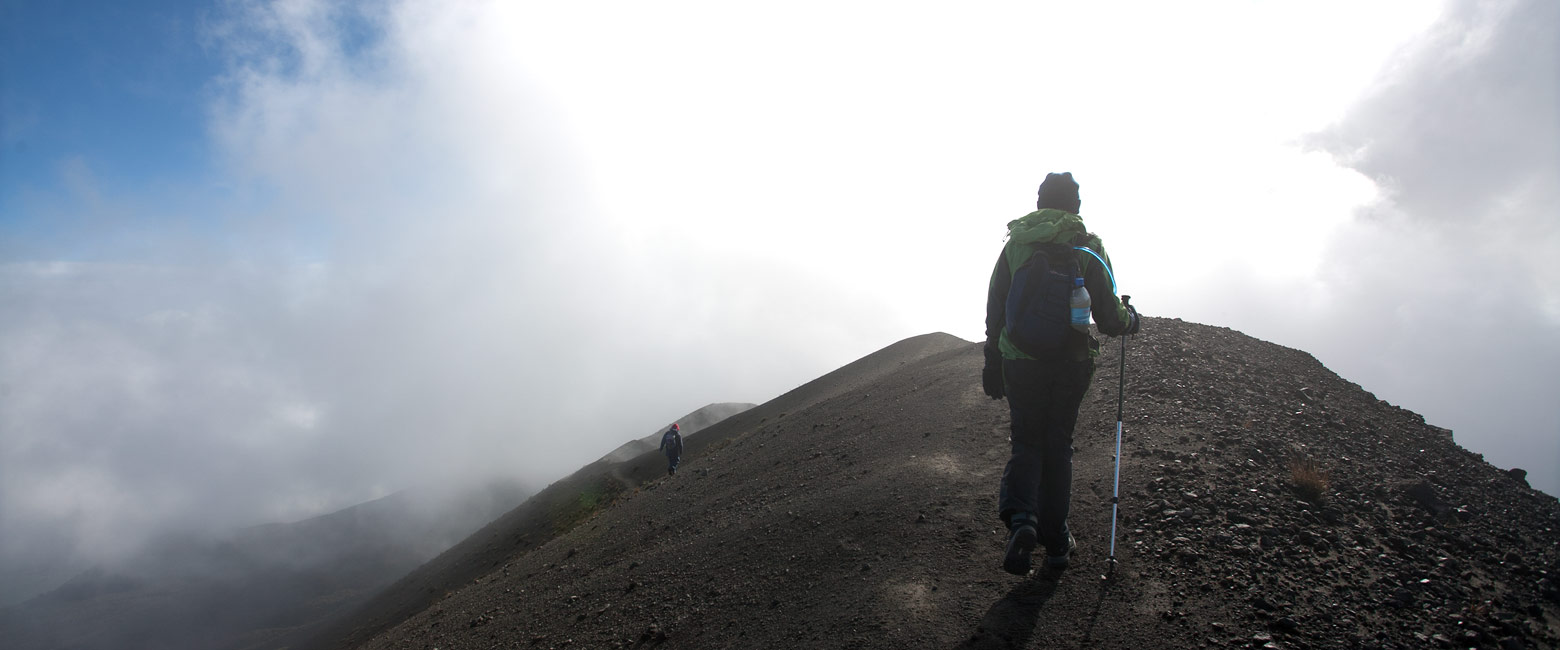 is a challenging three night trek on Mount Meru