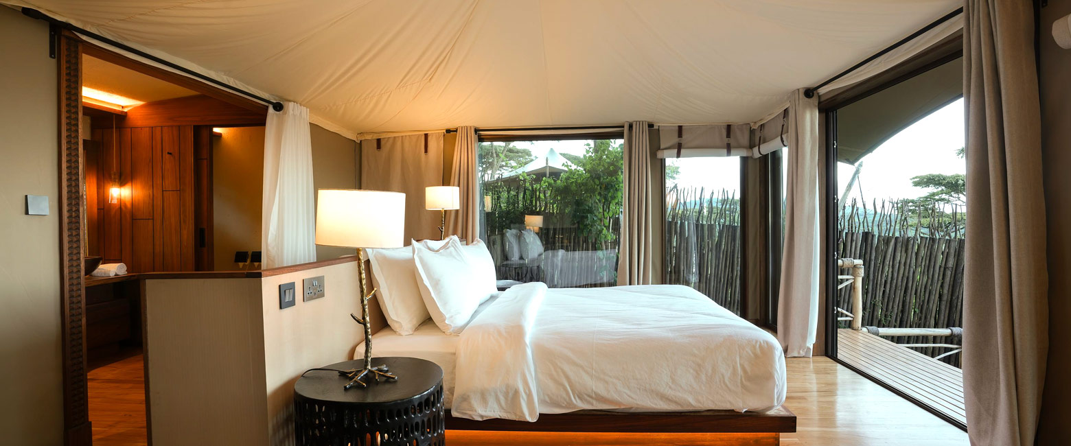 is a luxury tented facility above the Ngorongoro Crater 