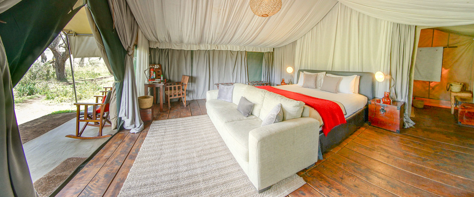 is an authentic tented camp in the Ngorongoro Crater area