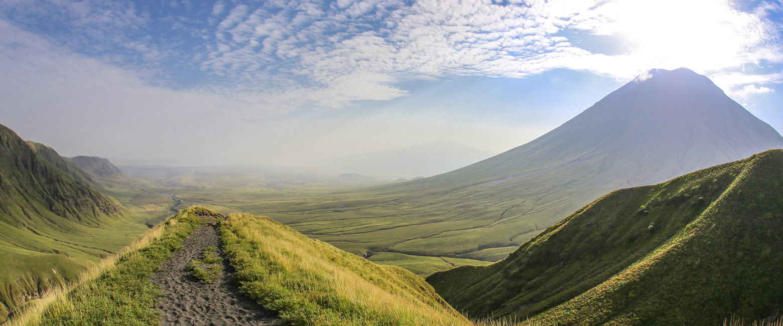 is an area of dramatic volcanic scenery above Lake Natron 