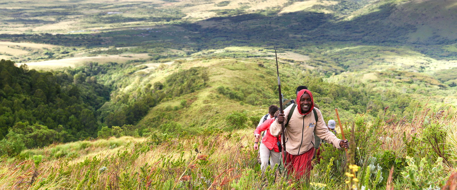 is an area of volcanic highlands above the Serengeti