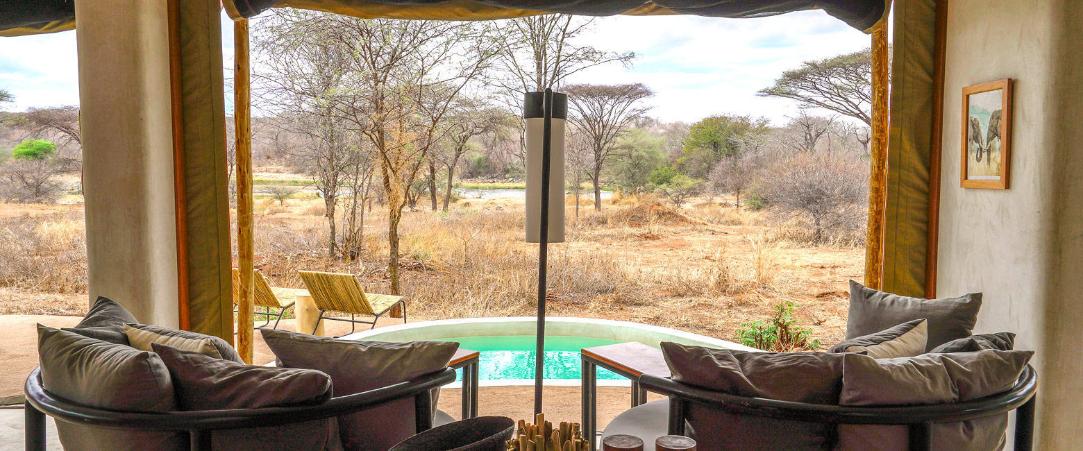 is an upmarket property in the Ruaha area 