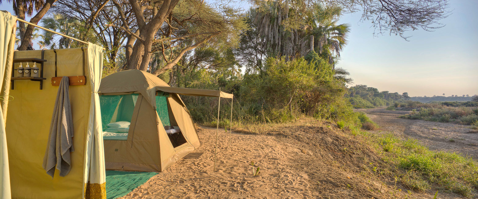 is a simple walking safari bivouac in the Ruaha area