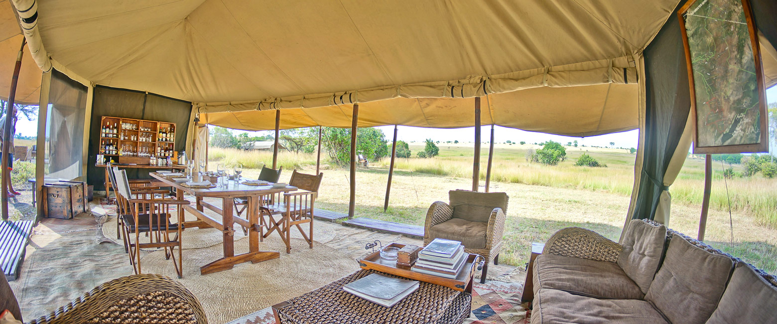 is a high specification camp in the Serengeti Mara area