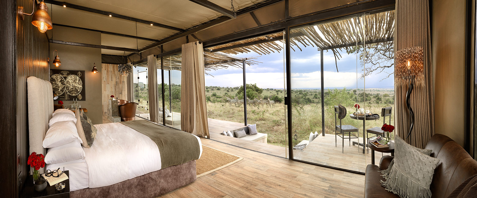 is a very comfortable lodge in the Serengeti Mara area 