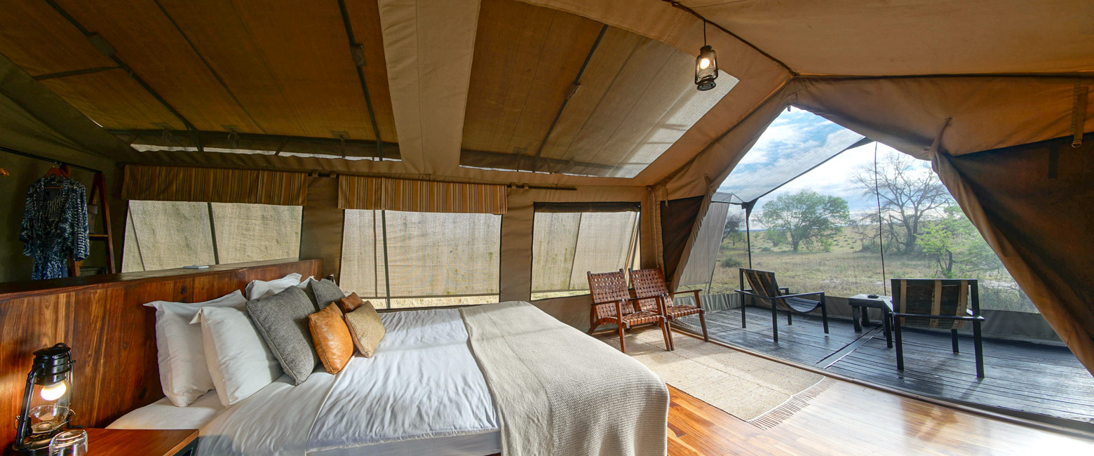 is a high specification camp in the Serengeti Mara area