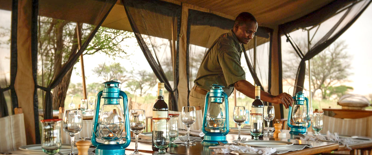 is a superbly-guided camp in the Serengeti area 