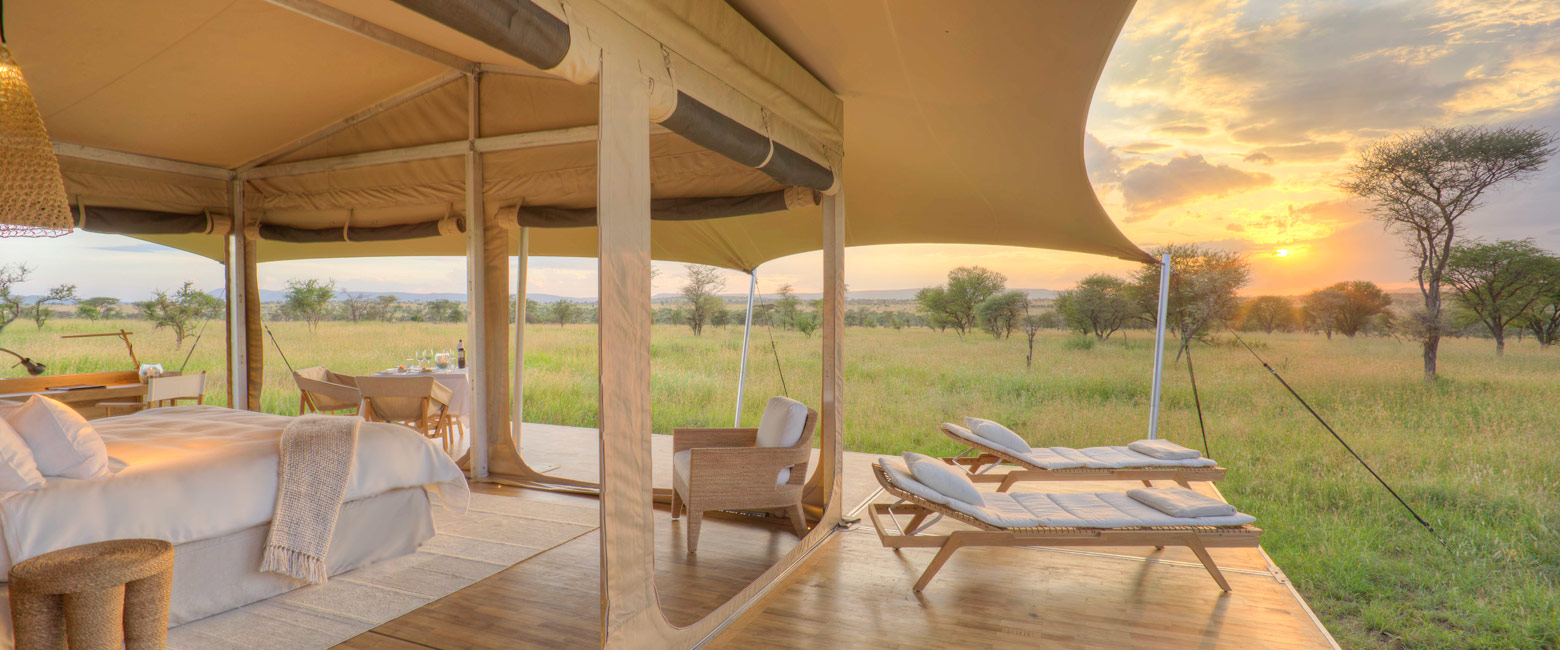 is a mobile camp following the migration across the Serengeti 