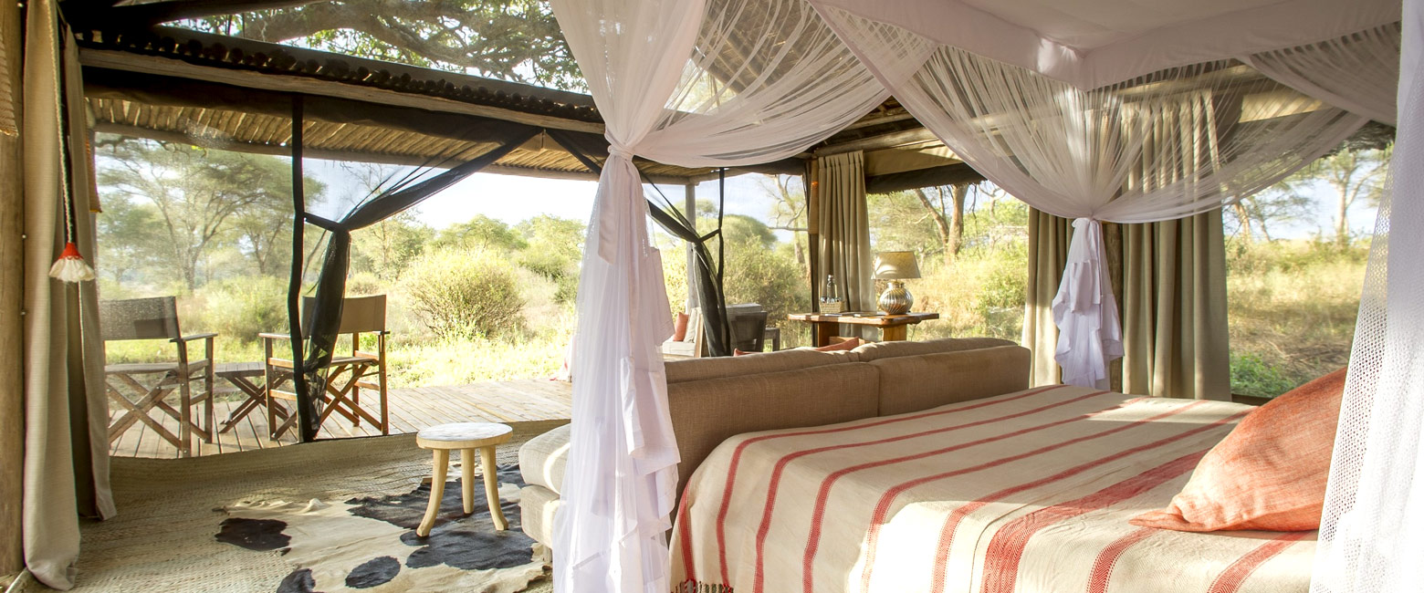 is an authentic and high-end camp in the Tarangire area