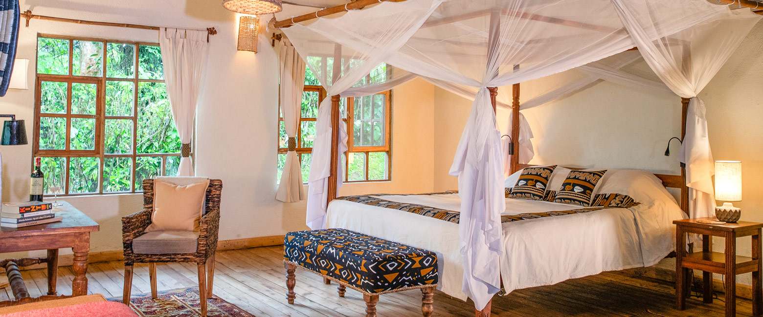 is a good quality lodge in the Bwindi Forest area 