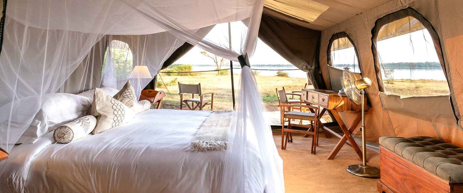 is a nice tented base in the Queen Elizabeth area