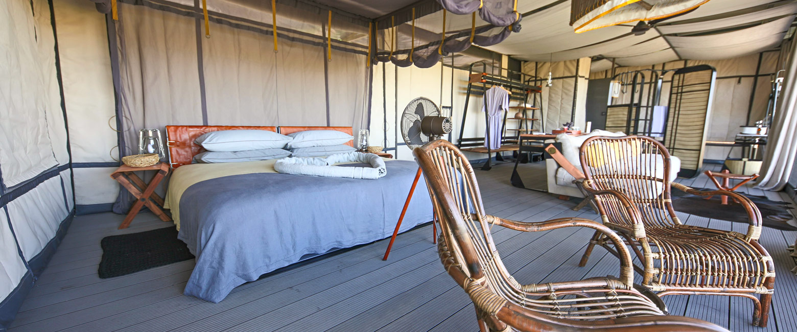 is a gorgeous high-end camp in the remote Liuwa Plain area