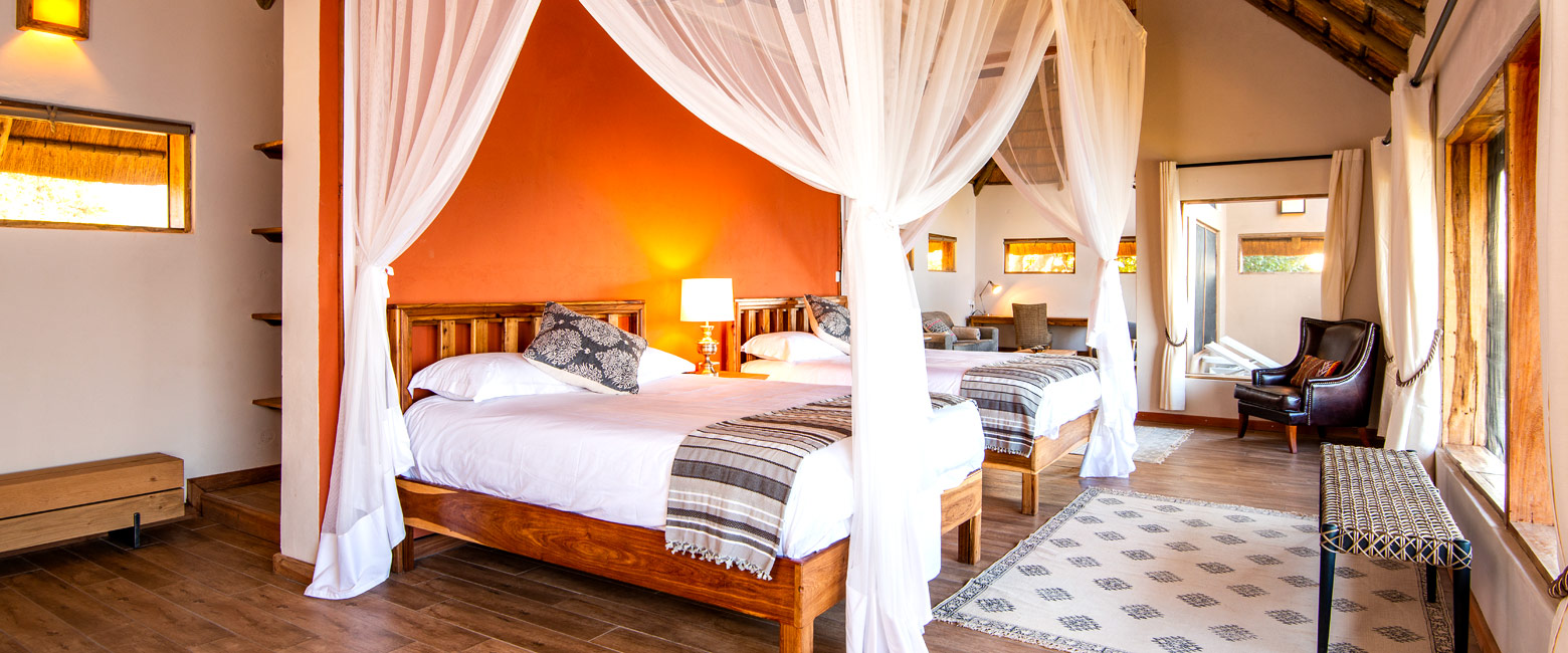 is a comfortable property in the Lower Zambezi area