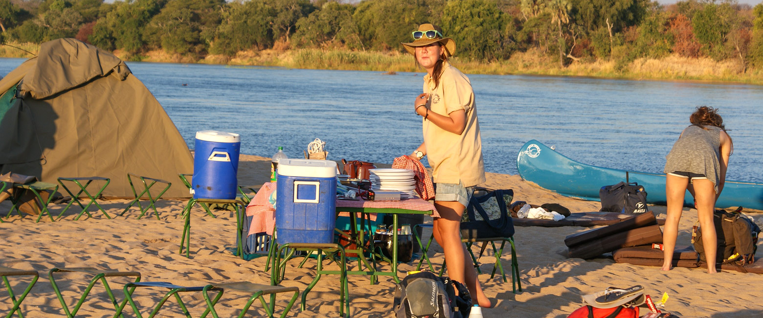 is an outdoorsy three night journey in the Lower Zambezi area