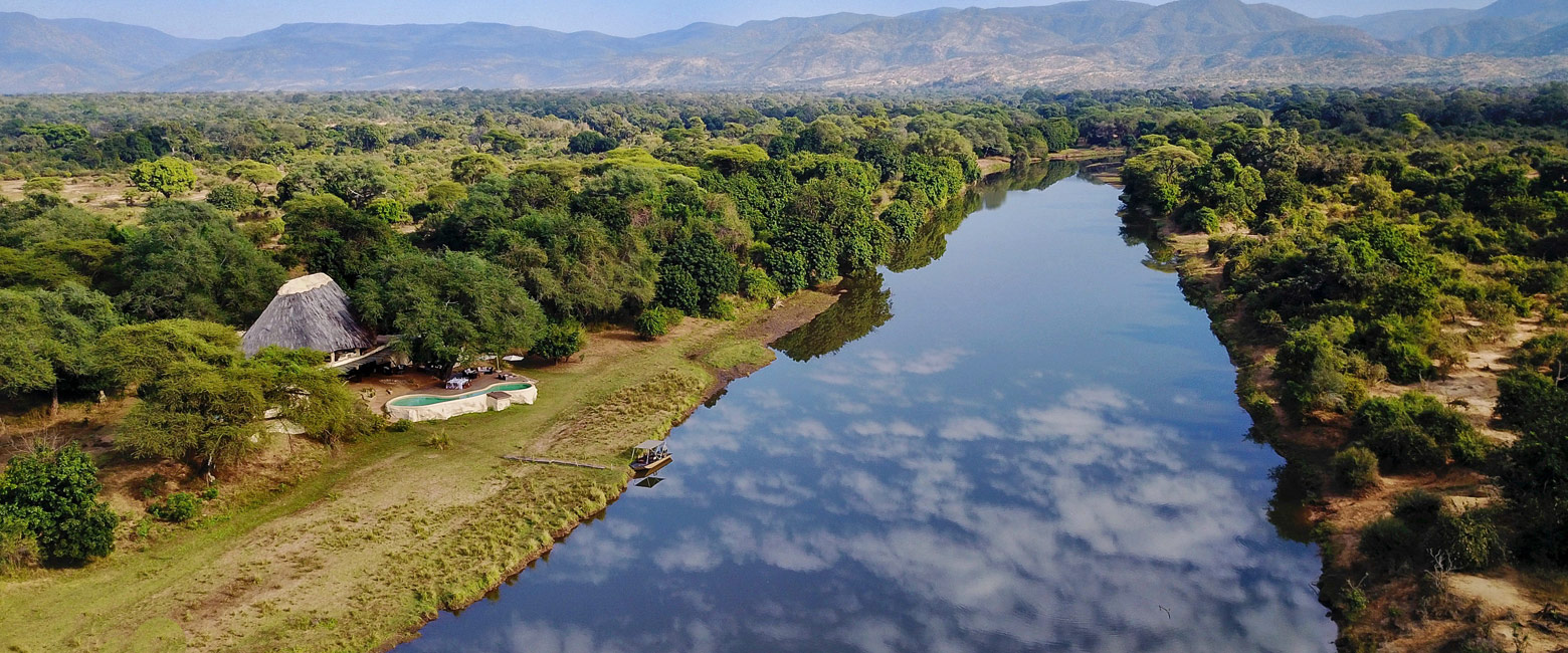 is an innovative private lodge in the Lower Zambezi area