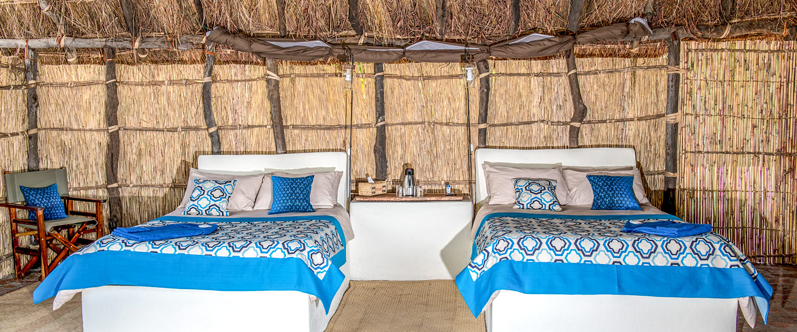 is a deliberately simple outpost in the remote North Luangwa area