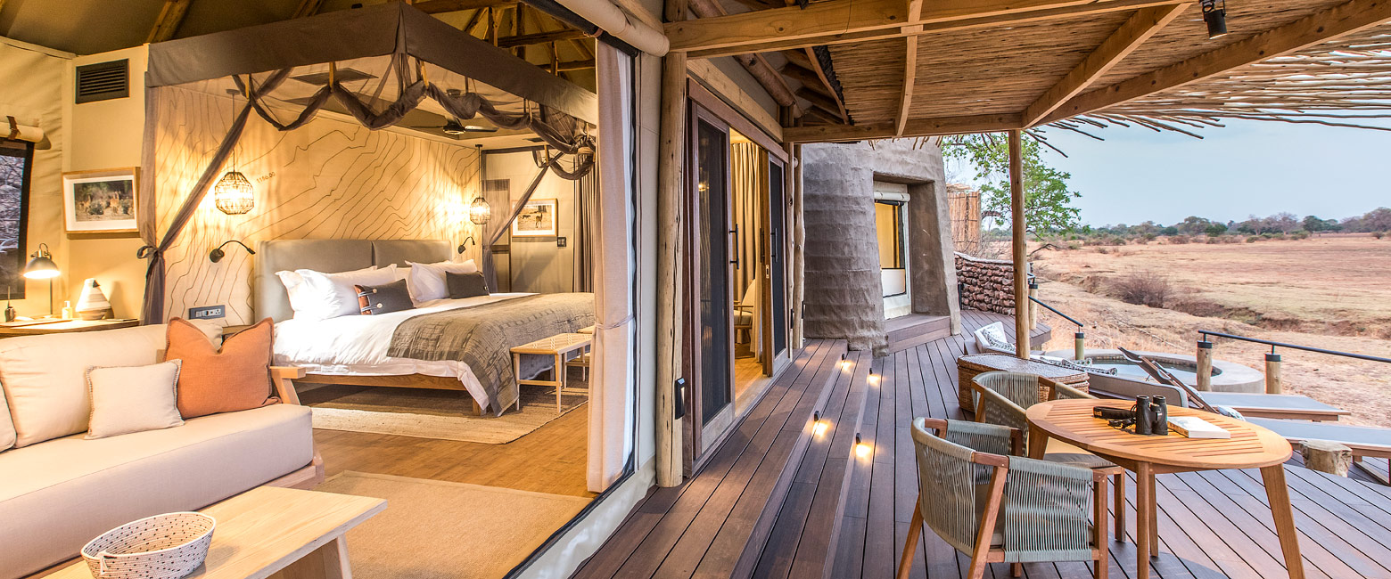 is an upmarket lodge in the South Luangwa area