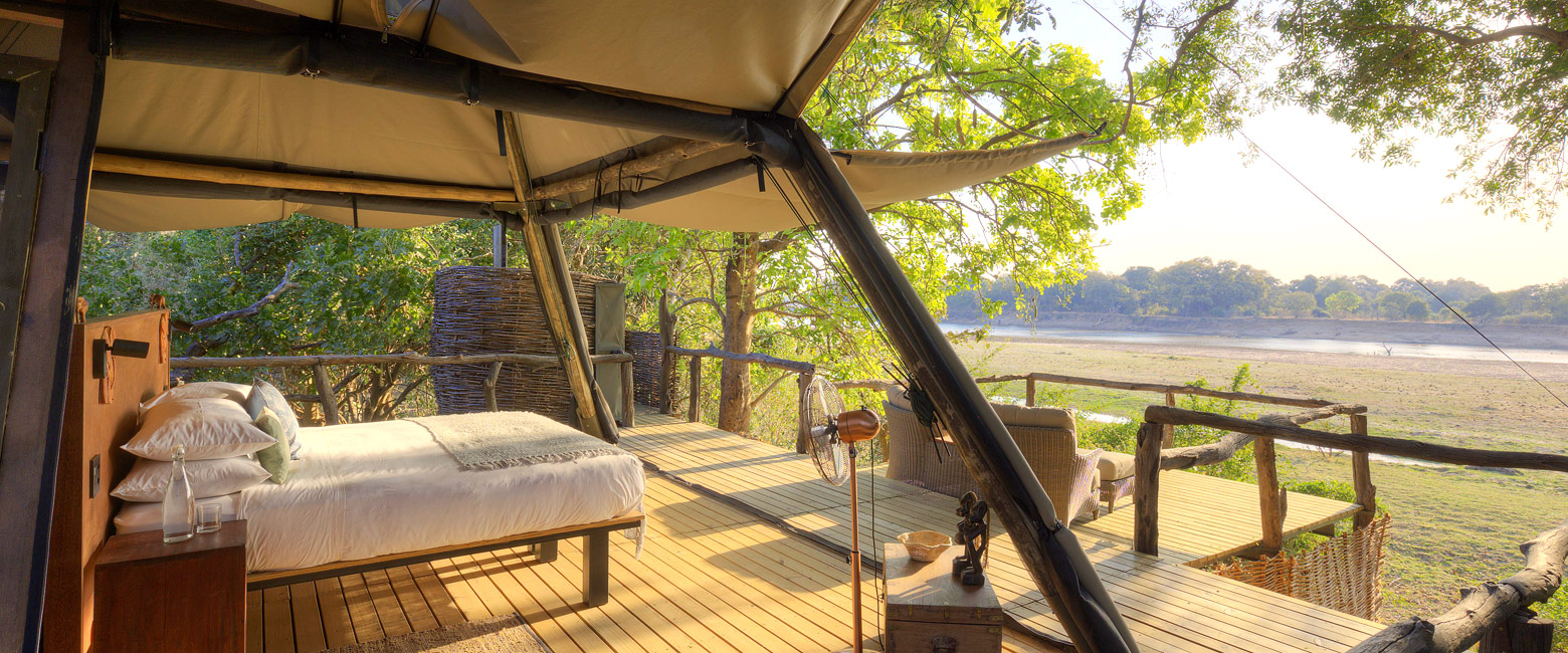 is a reasonably upmarket camp in the South Luangwa area 