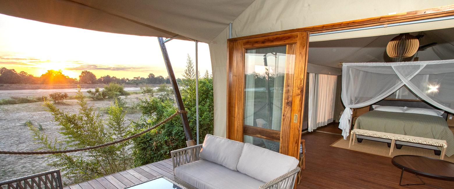 is a very comfortable property in the South Luangwa area 