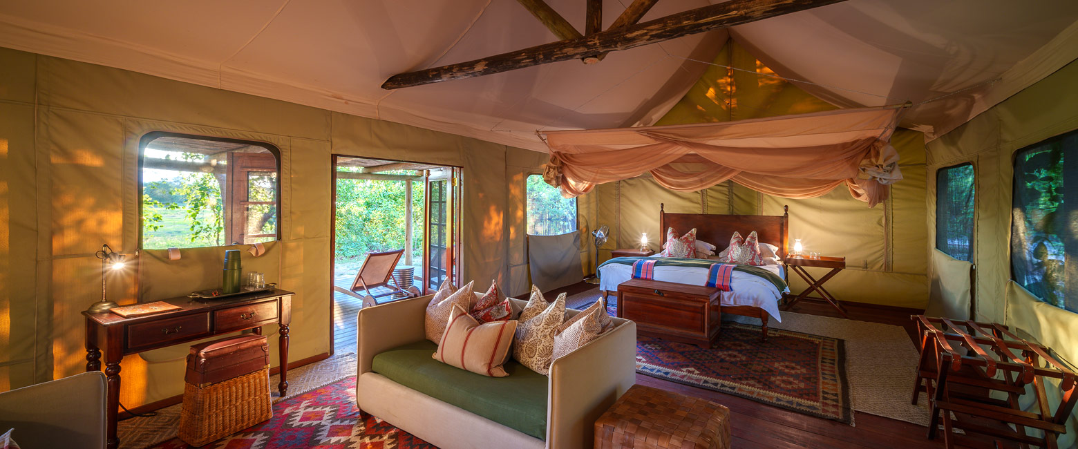 is a simple but elegant base in the South Luangwa area